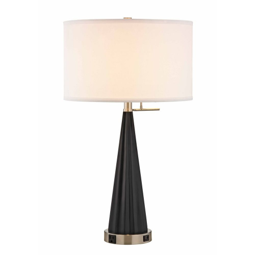 Fluted Poly Table Lamp