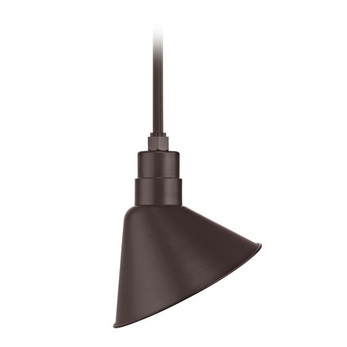 Barn Light Pendant Bronze with 12-Inch Scoop Shade